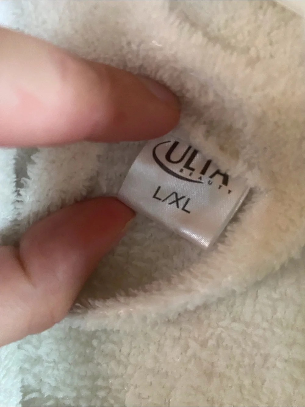 Ulta Beauty Cream Plush Bath Robe